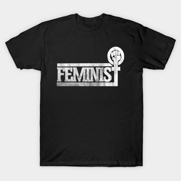 Retro Feminist T-Shirt by bubbsnugg